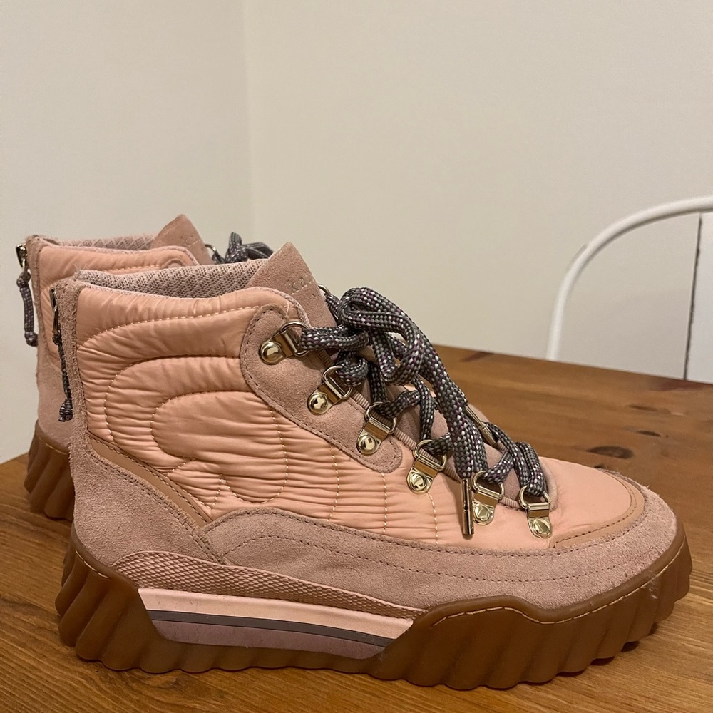 Stylish Pink High-Top Sneakers